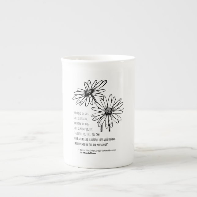 En Porcelaine Tasse de marguerite de Hamish MacGregor (Devant)