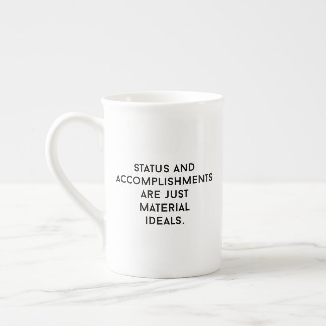 En Porcelaine Tasse de spécialité Idéaux matériels (Gauche)