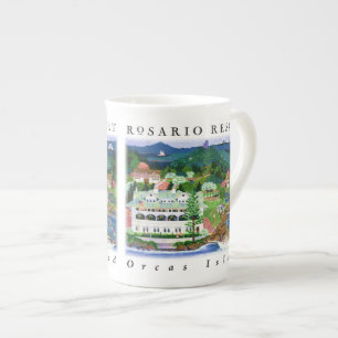 En Porcelaine Tasse de station de vacances de Rosario d'île