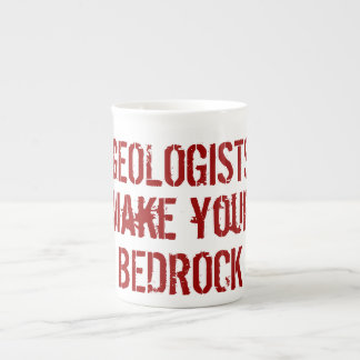 EN PORCELAINE TASSE DE THÉ D'ÉTUDIANTS DE GÉOLOGUE