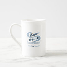 Tasse de thé reliée de livre