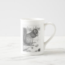Tasse d'écureuil pour le gauchiste ou le righty