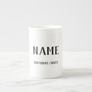 En Porcelaine Tasse faite sur commande personnalisée