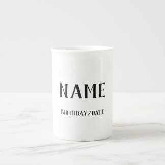 En Porcelaine Tasse faite sur commande personnalisée
