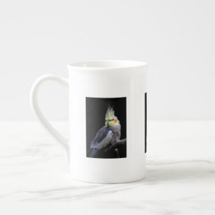 En Porcelaine Tasse Perruche