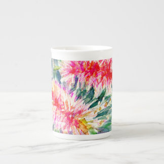 En Porcelaine Tasse rose de fleur de bottlebrush
