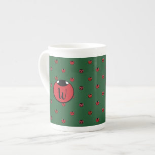 En Porcelaine Tasse spéciale coccinelle à pois