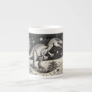 En Porcelaine Tasse T-Rex Dinasaur pour historiens