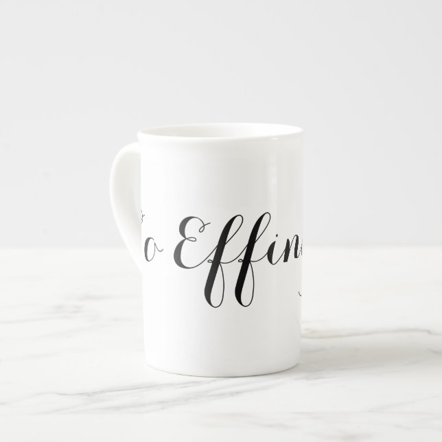En Porcelaine TASSE tellement de merde de Rah (Devant gauche)