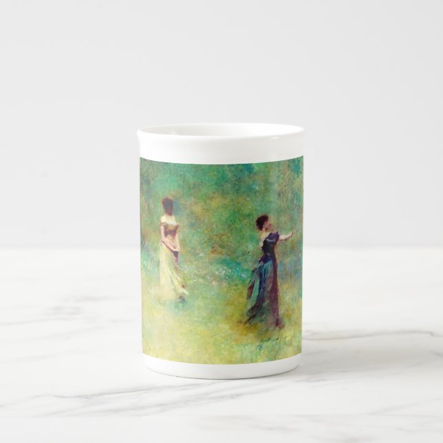 En Porcelaine Thomas mouillant l'été de la tasse 1890 (Devant)