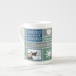 En Porcelaine VOS PHOTOS et tasse faite sur commande NOMMÉE de