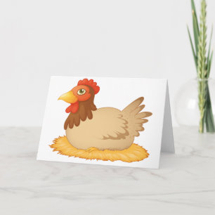 En Posant Sur Les Oeufs Cartes De Voeux