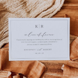 En remplacement des faveurs Cartes Merci Charité N