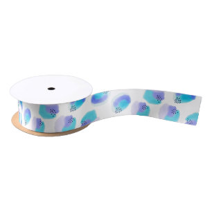 En Satin Aquarelle brosse ruban satiné
