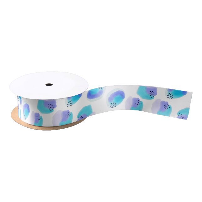 En Satin Aquarelle brosse ruban satiné (Bobine)
