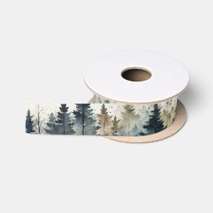 En Satin Arbres mystiques Ruban satiné