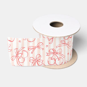 En Satin Arc-en-ciel Rose Cerise Ruban Satiné Cadeau d'Anni