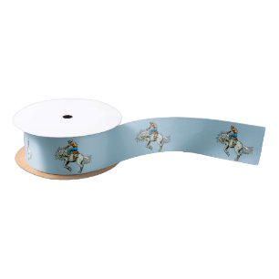 En Satin Cavalier occidental de Bronc de ruban d'enveloppe