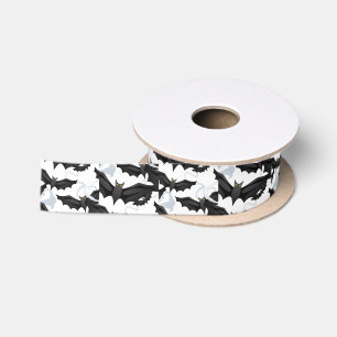 En Satin Chauve-souris à ruban satiné-Halloween
