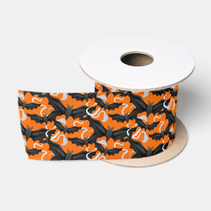 En Satin Chauve-souris à ruban satiné-Halloween