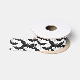 En Satin Chauve-souris à ruban satiné-Halloween