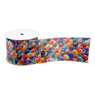 En Satin Couleurs Traditionnelles De Boule De Soit, Ruban S