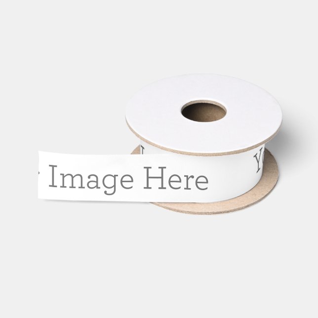 Ruban personnalisé large en Satin de 3.81 cm , Bobine de 1.83 m (Bobine)