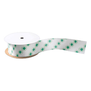 En Satin Cuillère à ruban blanc slainte