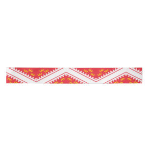 En Satin Drapeau Alsace Ruban
