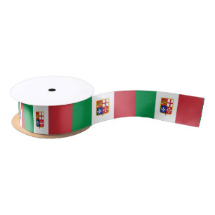 En Satin Drapeau de ruban de l'Italie