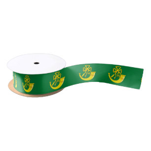 En Satin Drapeau du ruban satiné Huntingdonshire