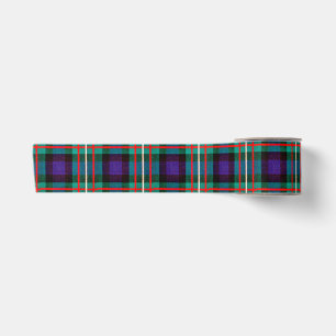En Satin Ferguson Tartan couleurs vives Ruban