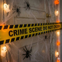 Halloween Décorations crime scène ruban