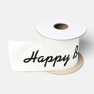 En Satin HAMbWG - Ruban satiné - Joyeux anniversaire
