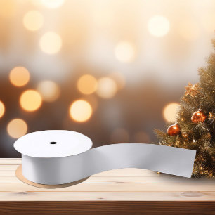 En Satin Intemporel - ruban satiné gris clair de lune