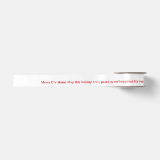En Satin Joyeux ruban de Noël | Découpe à enveloppement