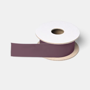 En Satin Plum foncé tendance Brown - Ruban satiné