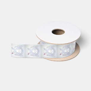 En Satin Ribbon Angel de sensibilisation au diabète Ruban