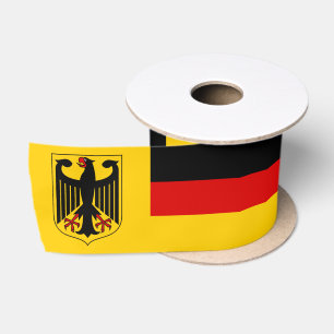 En Satin Ruban Allemagne, Emblème, patriotique, Drapeau all