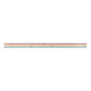 En Satin Ruban Aquarelle arc-en-ciel