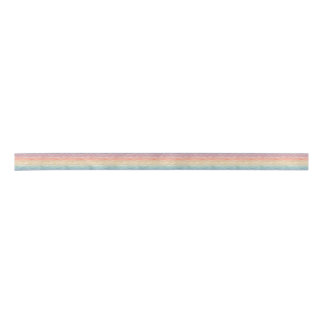 En Satin Ruban Aquarelle arc-en-ciel