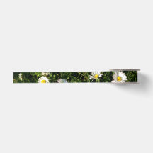Ruban avec l'image de fleurs sauvages
