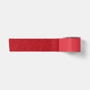 En Satin Ruban bloc de paillettes rouge tomate personnalisé