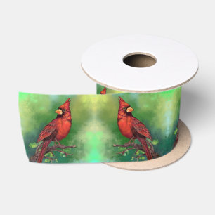 En Satin Ruban Cardinal du Nord