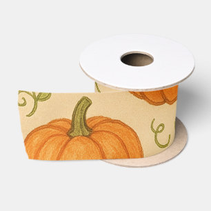 En Satin Ruban citrouille Halloween - Joli Enveloppe Cadeau
