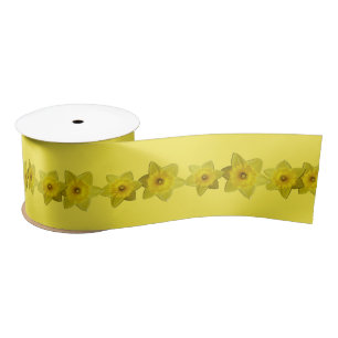 En Satin Ruban Daffodil  Customisé