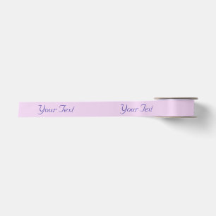 En Satin Ruban de cadeau de lavande votre propre texte