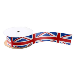 En Satin Ruban de conception d'Union Jack