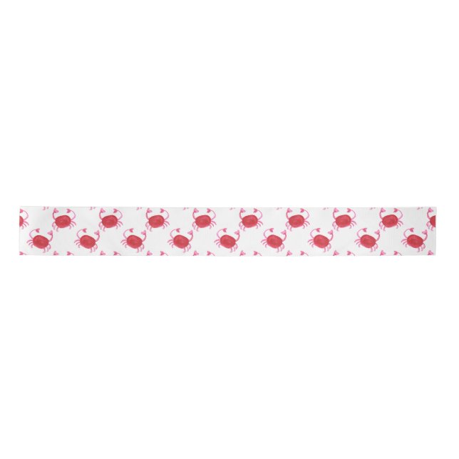 En Satin ruban de crabe rouge mignon (Devant)