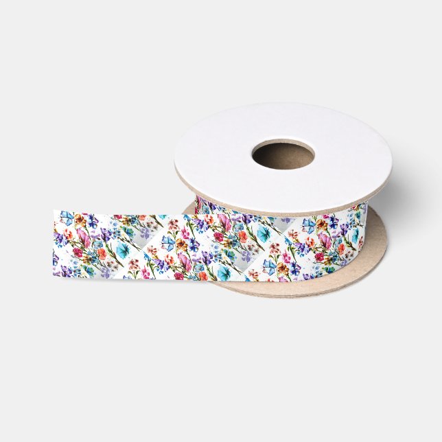EN SATIN RUBAN DE EMBALLAGE DES EMPREINTES DE PATTES %PIPE% (Bobine)
